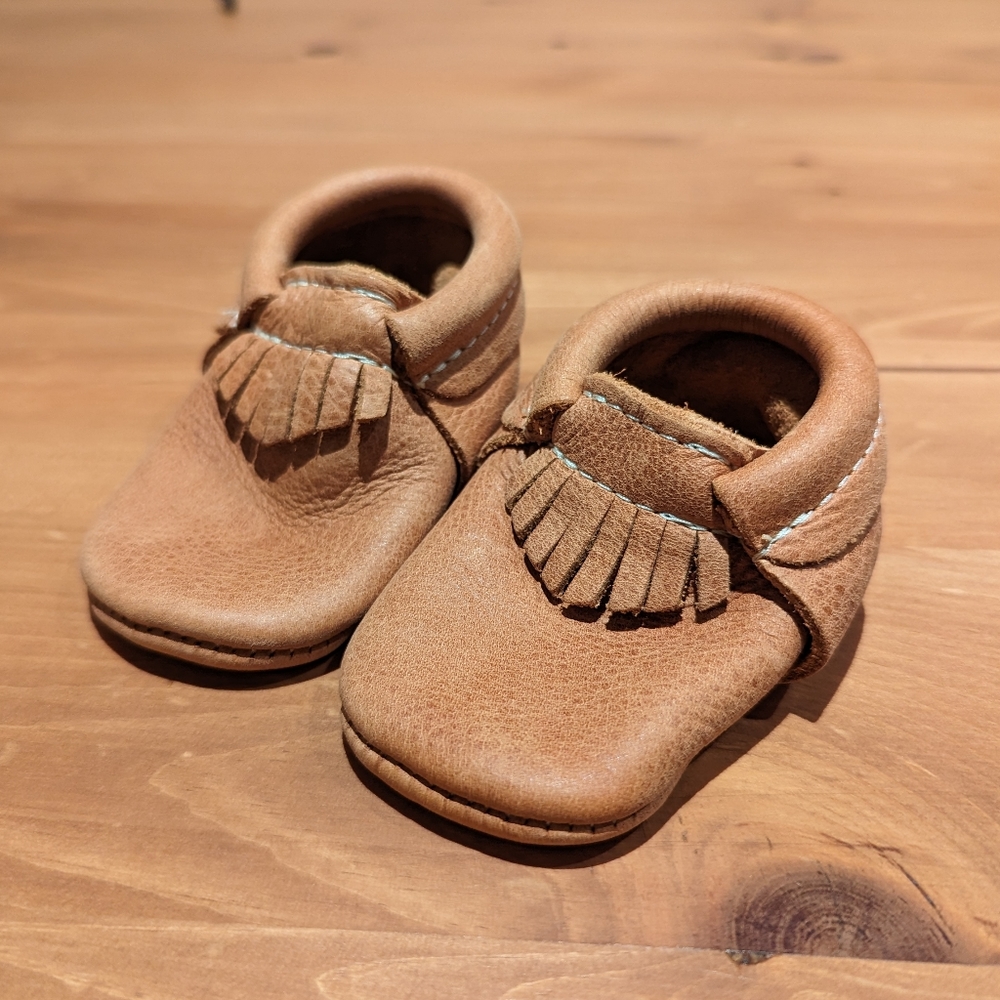 Freshly Picked Soft Sole Moccasins Size 2